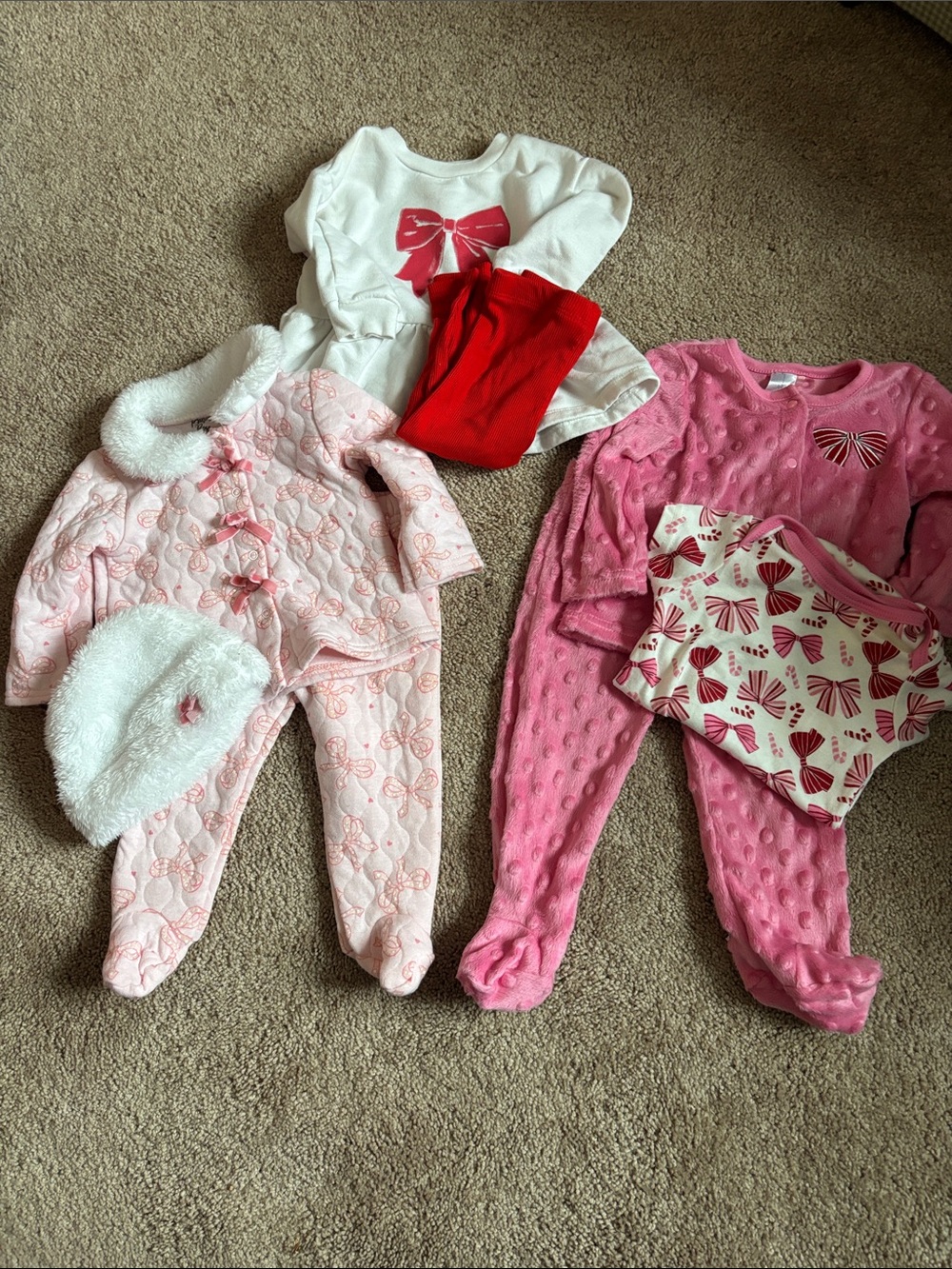 6-9 Baby Girl Outfit Bundle - 8 Pieces